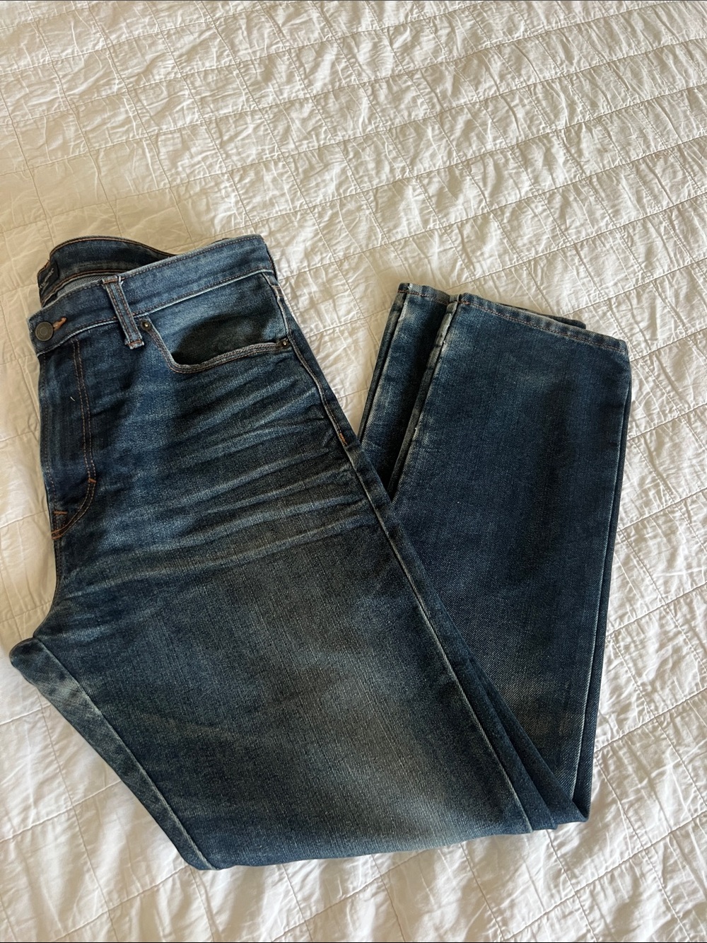 Banana republic men’s denim jeans, slim straight, 35/32